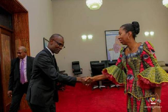 Budget 2020, contrôle parlementaire,… Assemblée nationale : Jeanine Mabunda fait le point avec Deo Nkusu