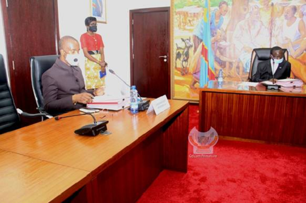 10ème réunion du comité de pilotage du Mécanisme régional du suivi de l'accord d'Addis-Abeba Ilunga Ilunkamba et Ibalanki Ekolomba ont passé en revue tous les dossiers