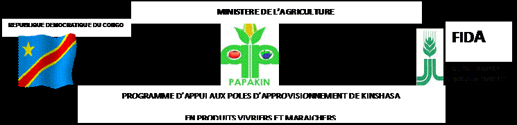 PROGRAMME D’APPUI AUX POLES D’APPROVISIONNEMENT DE KINSHASA EN PRODUITS VIVRIERS ET MARAICHERS
