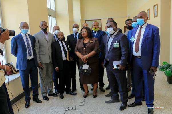 Lobbying dans la lutte contre la COVID-19  Le caucus des parlementaires de la province du Kasaï chez Jeanine Mabunda